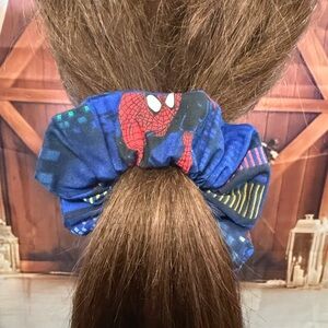 Blue Spider-Man  Scrunchie